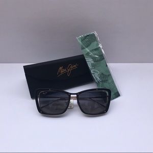 NWT $479 Maui Jim Adrift Cat Eye Polarized Plus2 Luxury 54mm Sunglasses